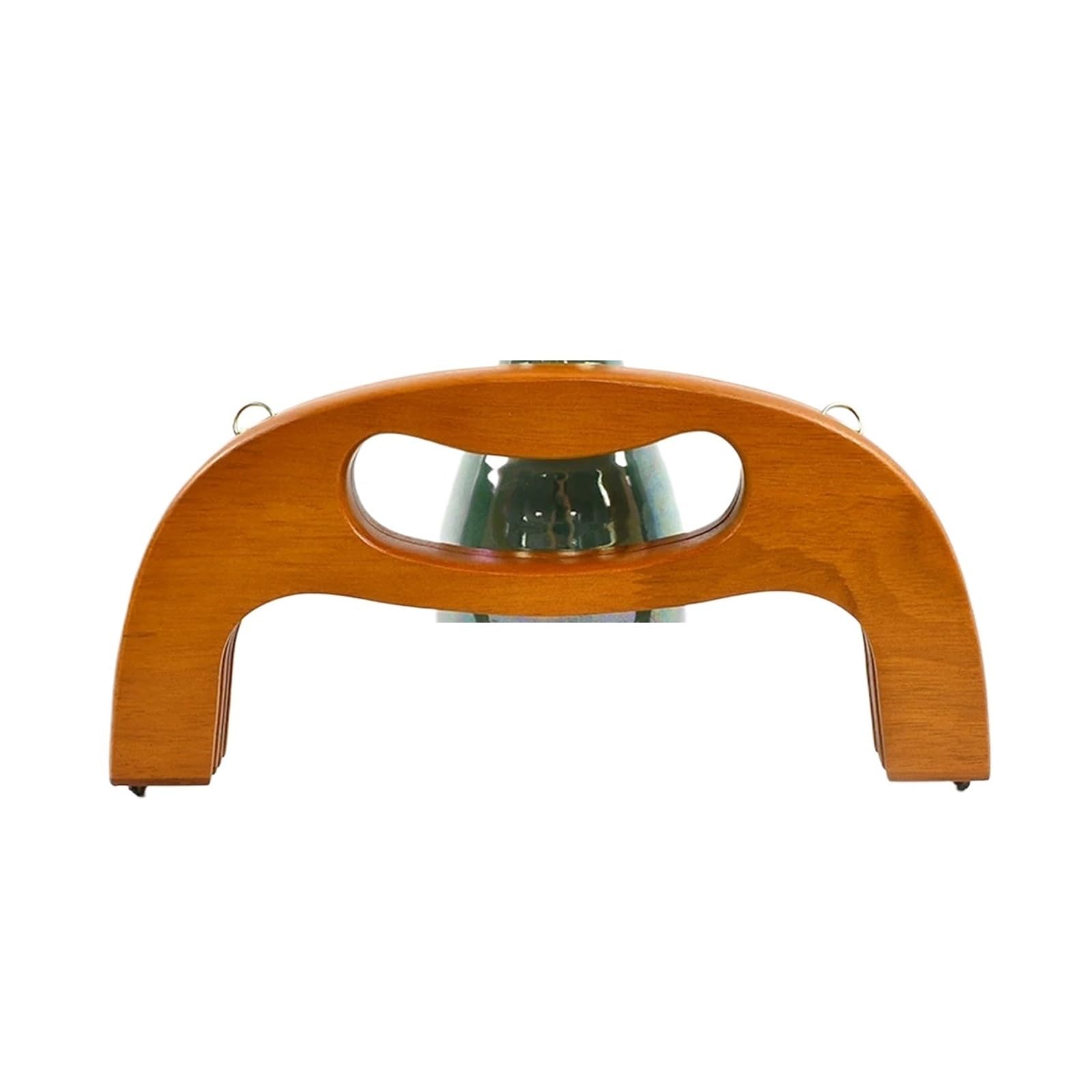 PVUVTNAHW 1/2Pcs 24cm Wooden Handles Purse Frame Closure Kiss Clasp Women Handbag Sewing Brackets Crochet Bags DIY Accessories(Brown,2Pcs)