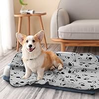 COMSMART B002 Paw Print Blanket Bed Cover Dogs Cats Pack