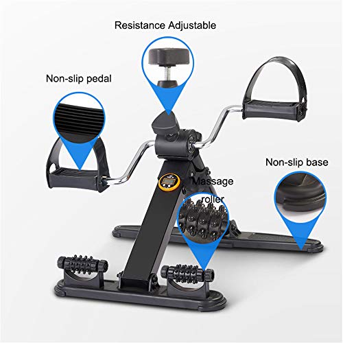 Mini Bike Plegable con Monitor LCD para Ejercicio de Piernas y Brazos miniatura 3