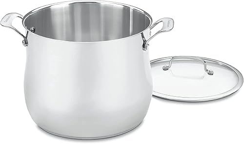 Cuisinart 419-14 - Contorno de acero inoxidable, varios tamaños y estilos, Marmita