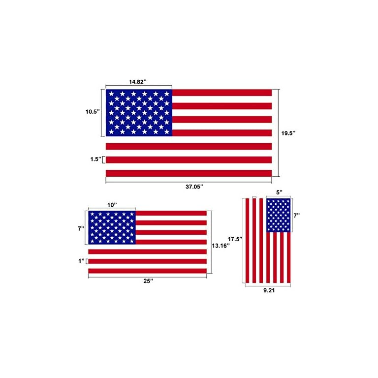 American Flag Star Stencil Templates 6 Pack 50 Stars 1776 13 Stars