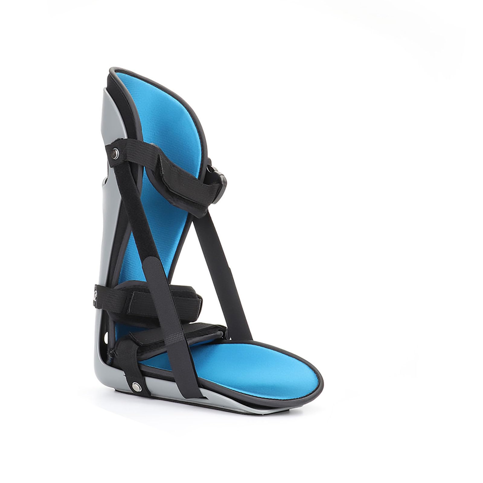 HAILM Soporte Pierna para Fascitis Plantar, Soporte Caída Pie Ajustable, Adapta Pie Derecho o Izquierdo, Férula Nocturna Caída Pie Ajustable para Aliviar Dolor, Dolor Pie y Estiramiento,L