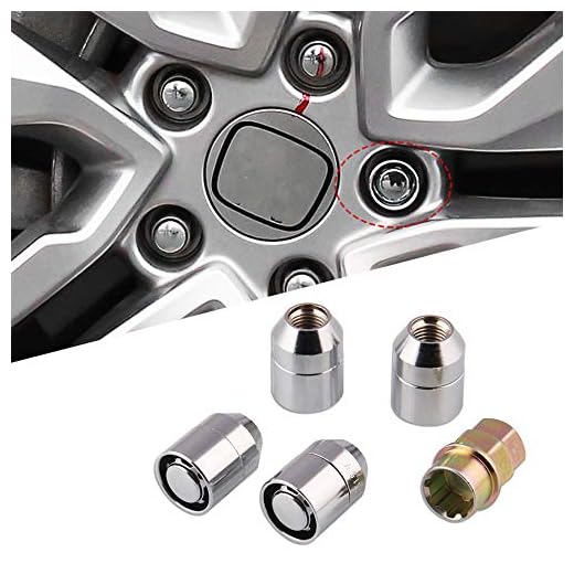 4Pcs M12x1.5 Tuerca de Rueda Lug Aleación de acero Antirrobo Cerradura de Seguridad Universal para Coche