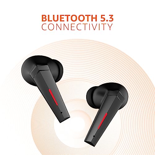 Image of AmazonBasics True Wireless in Ear Earbuds with Mic, BT 5.3, Upto 60 Hrs Playtime, Deep Bass Sound, Fast Charge, Comfort Fit Ergonomic Design, ENC, Battery Indicators