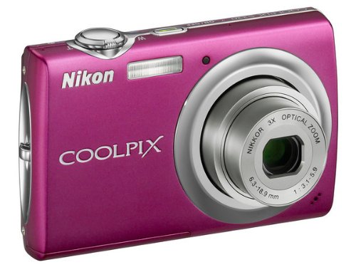 Nikon COOLPIX ピンク 22倍ズーム Nikon Coolpix S220 Digital Camera (10 Megapixels, 3-Way