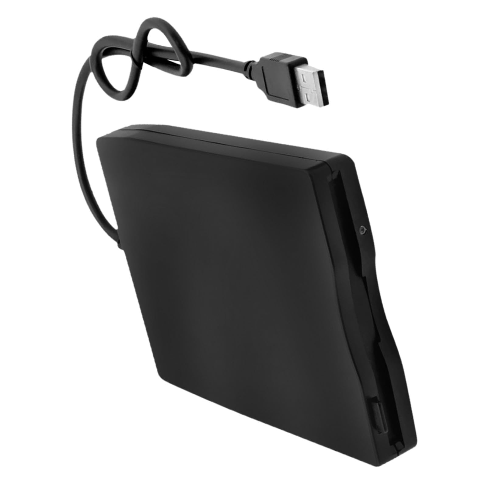 Lettore di Floppy Disk Esterno USB 2.0 1,44 Megabyte Nero | Dati su Interfaccia USB 2.0, Design Compatto in Plastica, Compatibile con Molti Sistemi Operativi