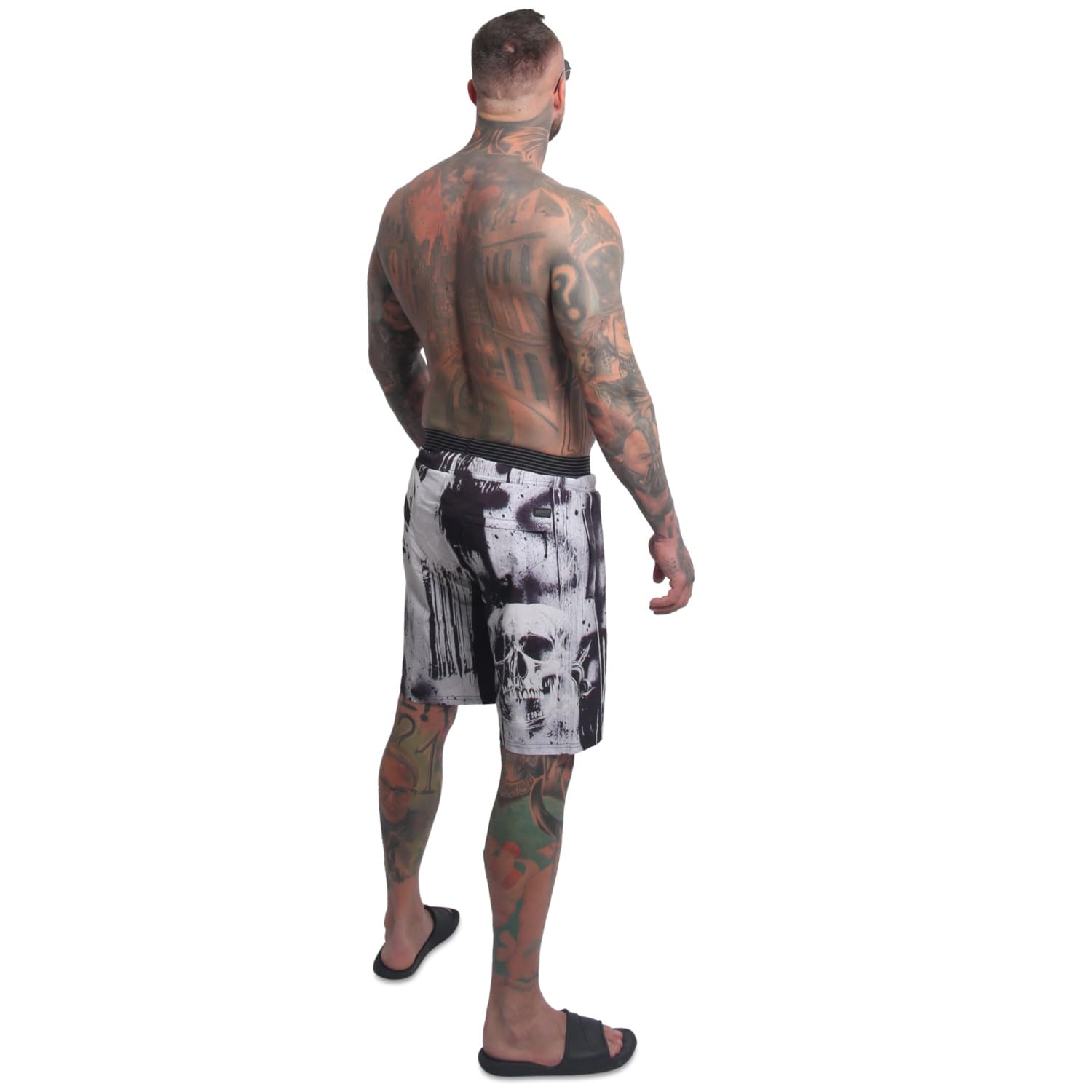 Yakuza Herren Horned FU Badeshorts