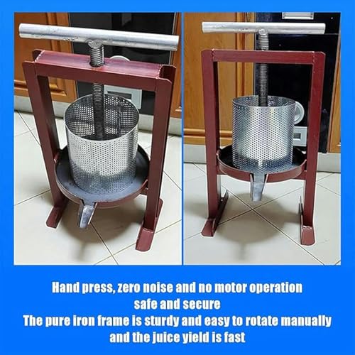 Presse UVA manuelle avec manivelle rotative pour extraire sans effort