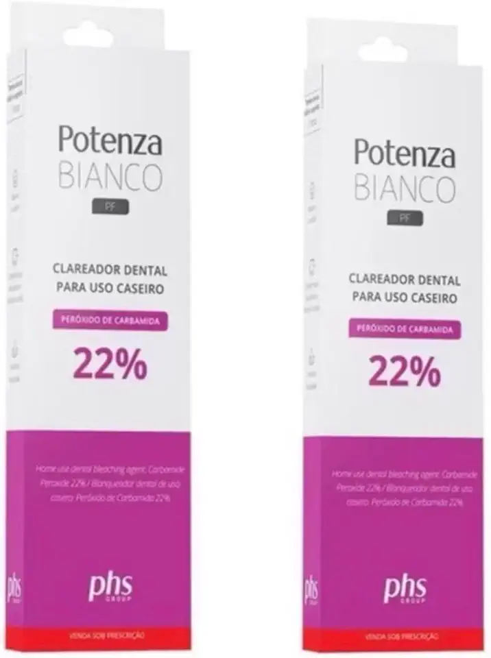 Kit C/2 Clareador Potenza Bianco 22% Clareamento Original