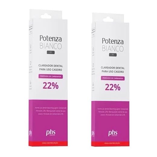 Kit C/2 Clareador Potenza Bianco 22% Clareamento Original