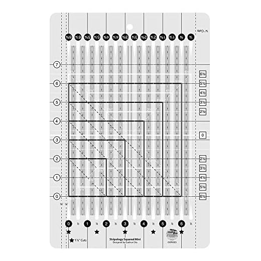 Creative Grids Stripology Mini Quilting Ruler