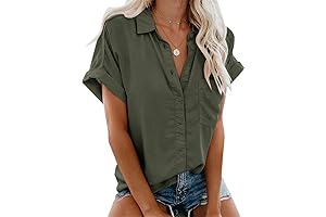 Women's Button-Up Shirt: Effortless Style, Comfortable Wear