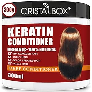 Keratin Deep Conditioner,2021 Argan Oil Conditioner for Damaged Dry Hair,Hair Treatment Conditioner Hair Tonic Keratin Hair & Scalp Treatment Paraben-Free, Sulfate-Free Surfactants