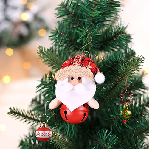 Nevergarden 120Pcs Christmas Ornament Hooks For Hanging Christmas Tree Decorations, 60 S Hooks + 60 Star Hooks, Gold, Silver, Red #TOP4