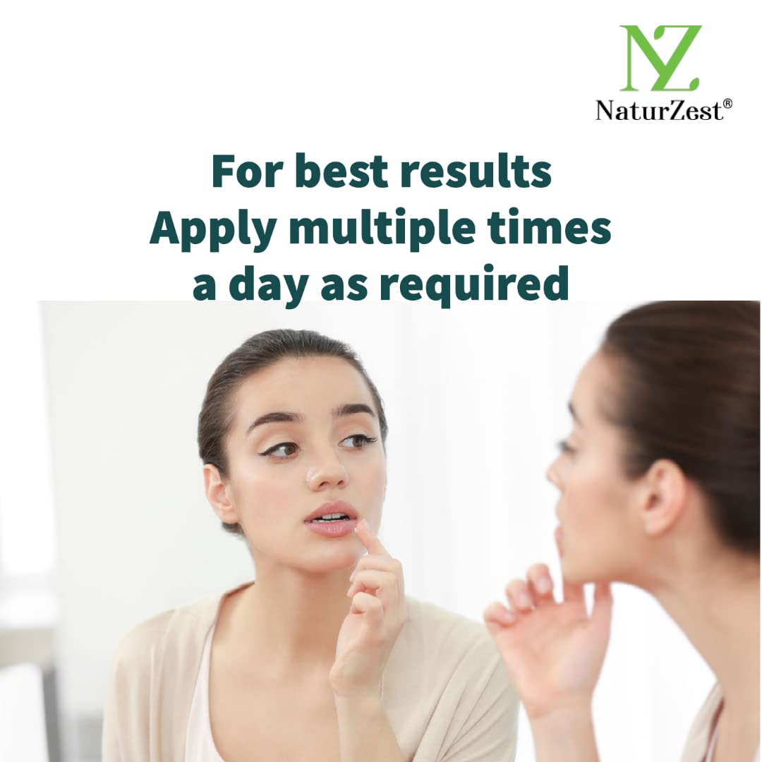 NaturZest Vanilla Lip Balm Moisturizer 100% Natural Treatment Repair Stick for Dry, Chapped & Cracked Lips Care for Men Women Organic Chapstick for Soft Lips | Non-Comedogenic | Vegan | Cruelty-Free 4