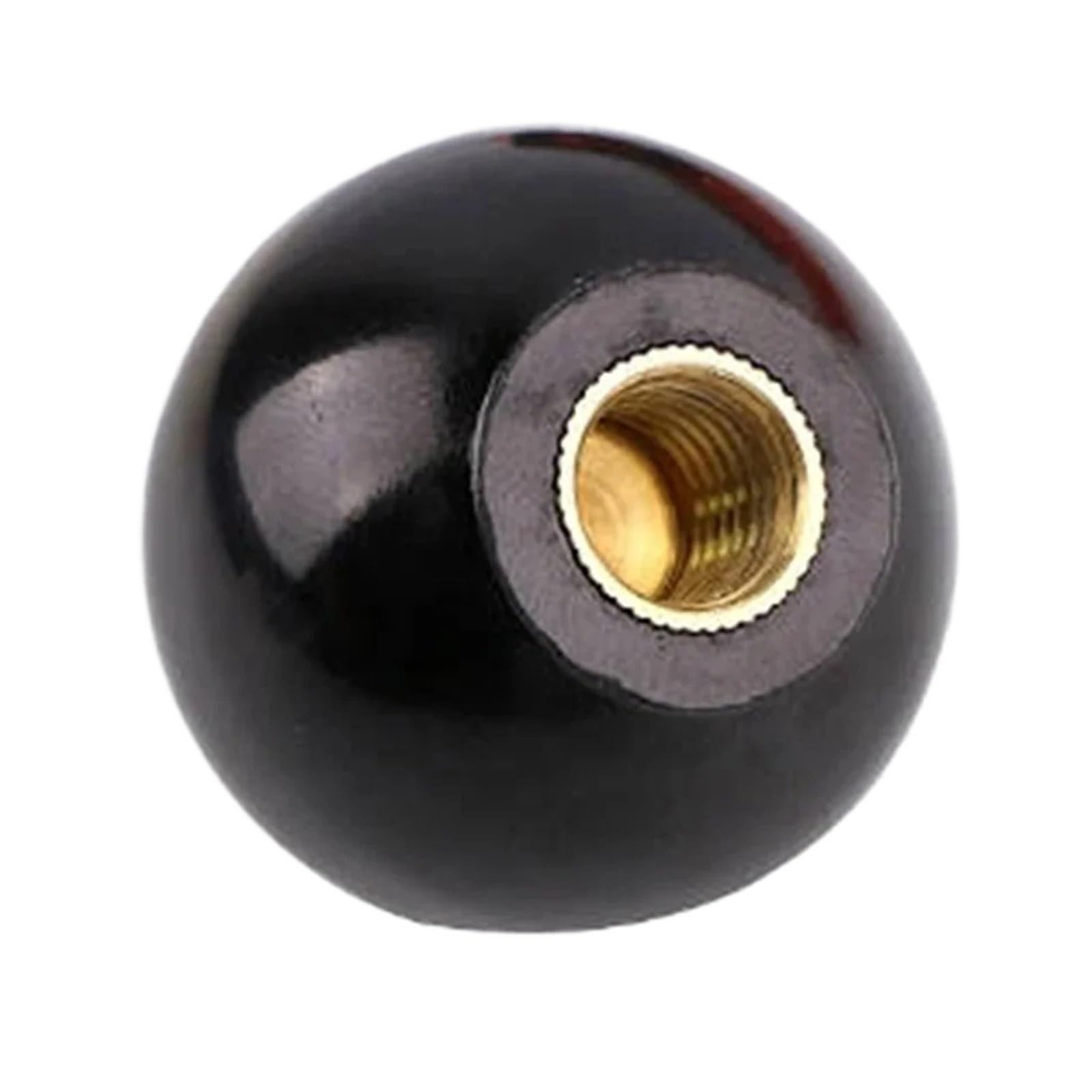 Taronix M8-30Black Bakelite Round Ball Knob 1Pcs M4-M12 Round Ball Handle Ball Knobs Bakelite Lever Knob Grip Handles Handle Ball Nut Machine Tool Replacement(M8-30Black)