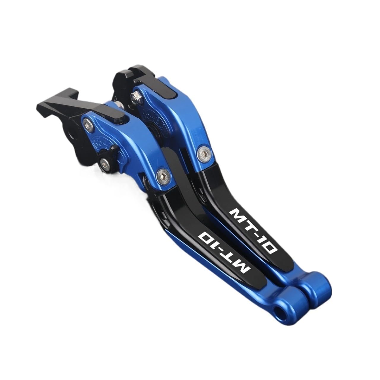 Xgdsetsrg 2016-2020 Blued For Ya&Maha Mt-10 Fz10 Mt10 2016-2020 Motorcycle Brake Lever Clutch Set Adjustable Folding Handle Guard Levers