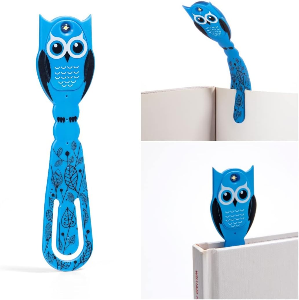 Flexilight Pal Reading Light | 2 in 1 Bookmark Book Light | LED Clip On Reading Lamp | Children and Adult Book Torch | Book Accessories | Gift for Readers, Book Lovers