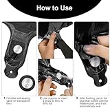 OFFCUP Helium Balloons, 40 Inches Number Balloons 7, Foil Birthday Balloon for Birthday Wedding Party Decorations Celebration Supplies (Black) - Image 5