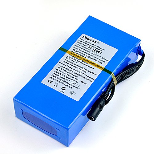 Batteria al litio batteria super ricaricabile, 3000 mA - 20000 mA, DC, 12 V, bi-direzionale per telecamere di video-sorveglianza DVR GPS, mini altoparlante di prodotti digitali e di giocattoli, 20000mA