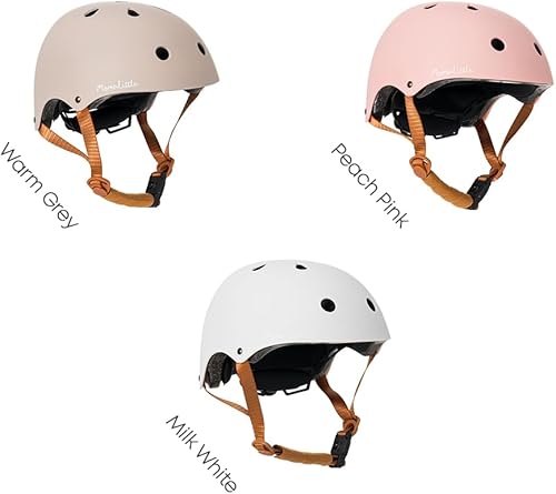 Miniatura 8 de MomnLittle - Casco para niños con hebilla magnética rápida sin pellizcos, certificado por la CPSC, casco de bicicleta para niños y niñas pequeños
