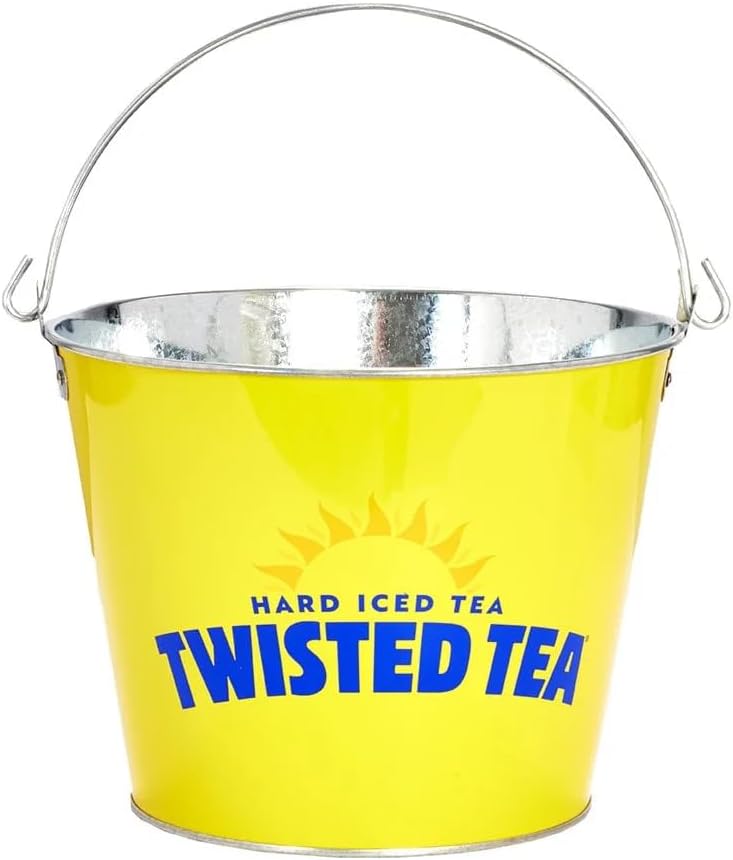 Twisted Tea Bottle Can and Ice Service Pail Style Bucket