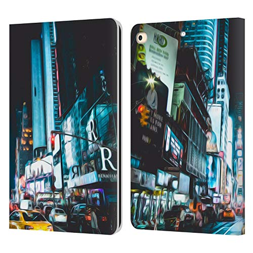 Protection iPad 9.7 étui cuir Haroulita La Vie en Ville pour tablette 2018