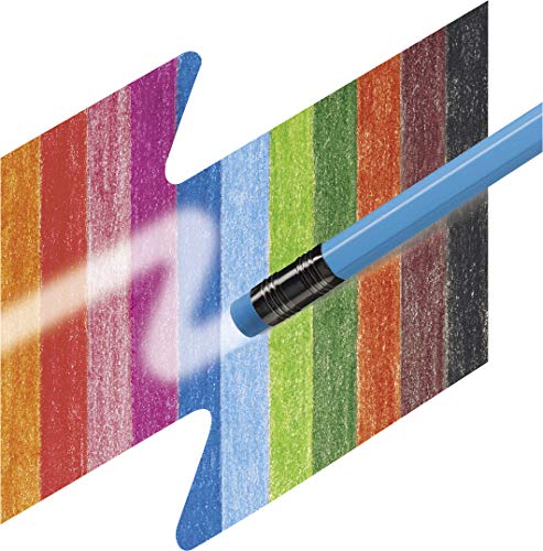 Faber-Castell 116612 - Radierbare Buntstifte mit Gummitip, 12er Kartonetui, 1 Stück