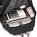 Technoblade Laptop Backpack College School Bookbag for Women Men Travel Backpack with USB Charging Port, Black06