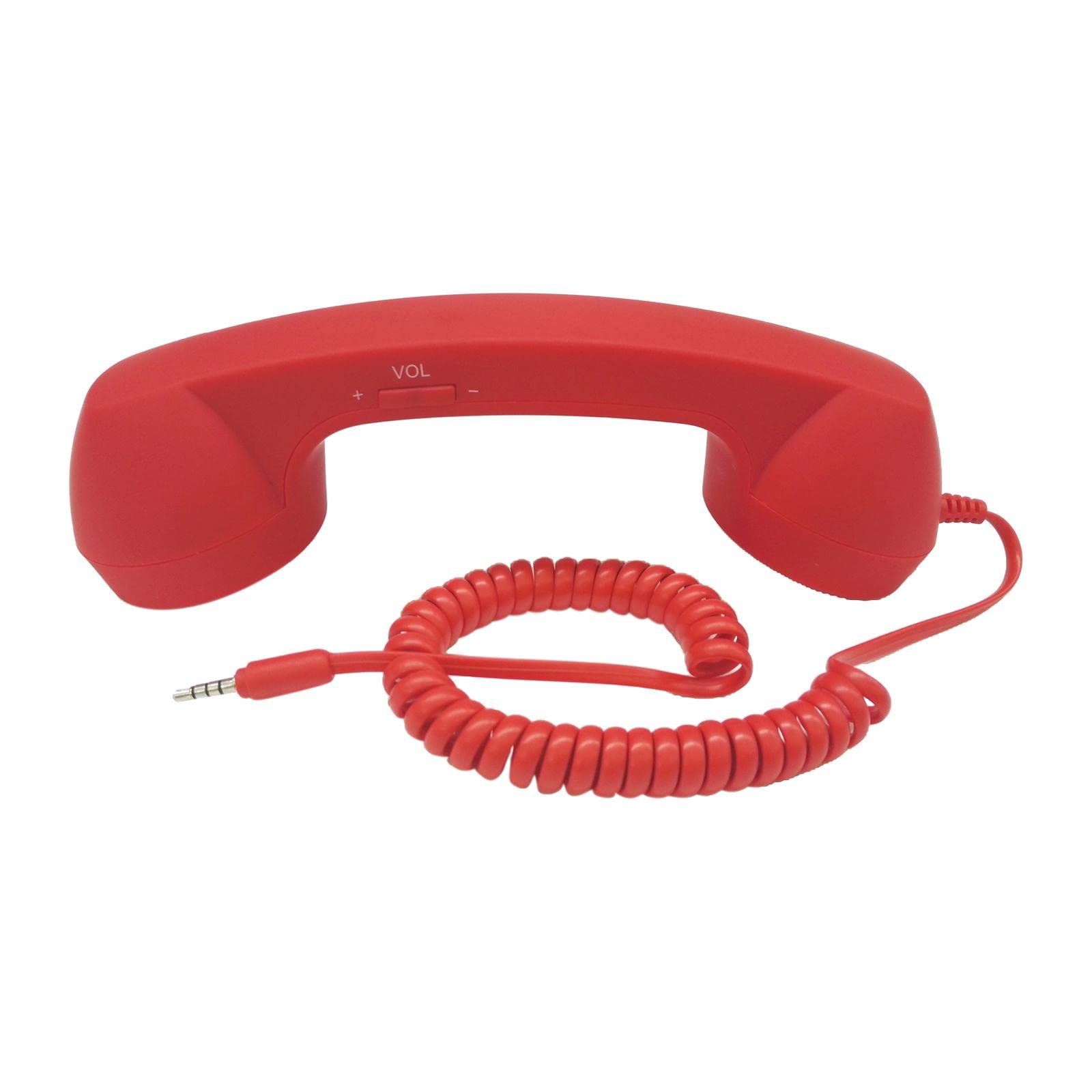 UJEAVETTE® Retro Telephone Handset 3.5Mm Classic Mini for iPhone Ipad Mobile Phones Red-picture-32