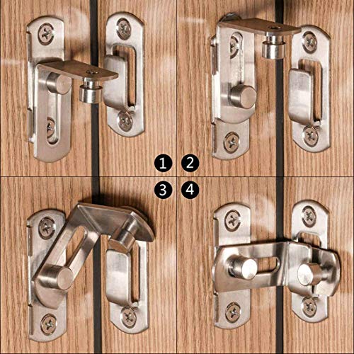 Buy DIY Crafts 90 Degree Right Angle Door Latch Hasp Bending Latch