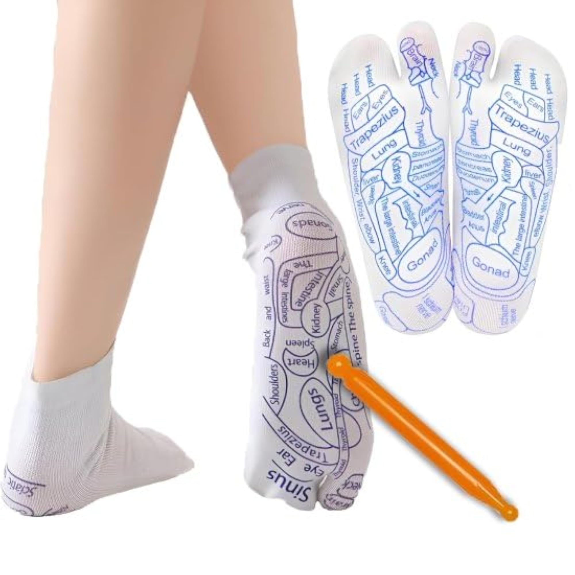 Acupressure Reflexology Ankle Socks, Trigger Point Massage