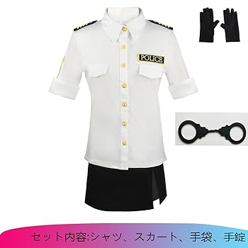 Amazon.co.jp: [NOQINHOO] 婦人警官 ポリス コスプレ レディース