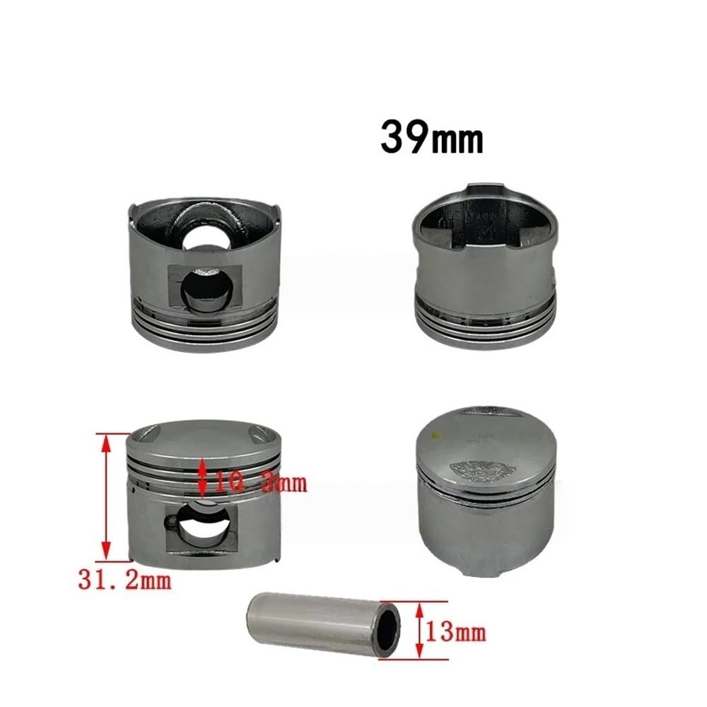 Pistón Asamblea 52,4mm 57. Para GY6 50 60 80 100 125CC 150CC