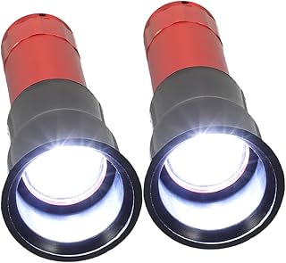 BCOATH Egg Candler 2pcs Hand Held Egg Lamp Detector Abs Poultry Incubation Equipment