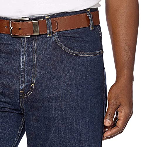 Kirkland Signature Men's 5-Pocket Jeans, Relaxed Fit, 100% Cotton, Double-Seam Stitching, Dark Blue2