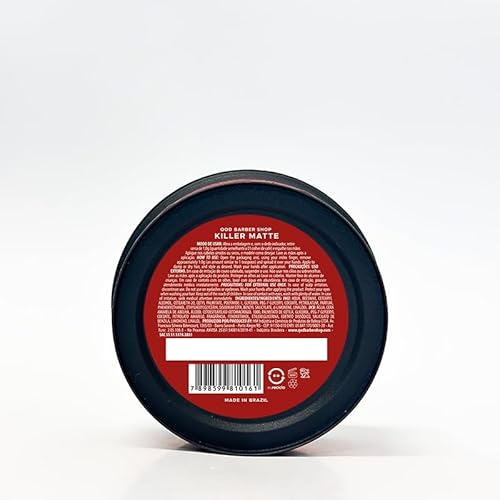 Pomada Capilar Killer, QOD Barber Shop, Matte, 70g