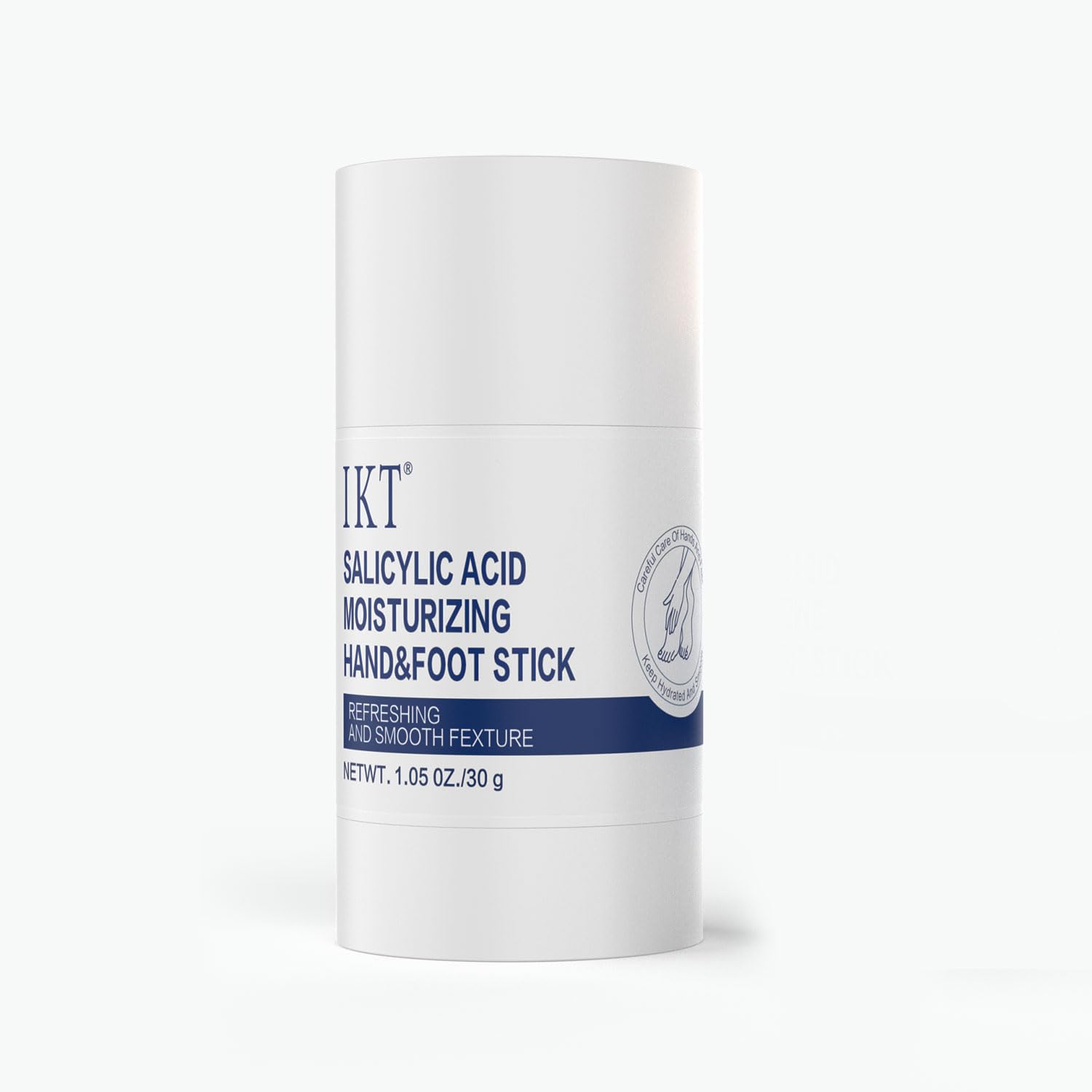 Foot Cream Stick for Dry Cracked Heels,Moisturizing Balm with Salicylic Acid & Olive Oil,Roll-On Repair Treatment for Rough Feet, Hands & Elbows,No Mess Foot Lotion Alternative, 1.05 oz