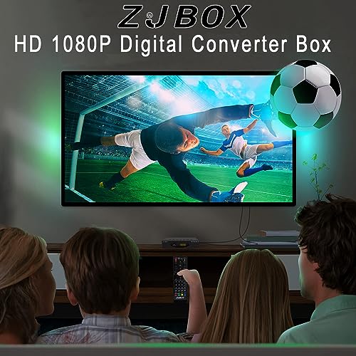 image for ZJBOX Digital Converter Box for tv, 1080P tv Tuner Box with hdmi Outpu