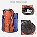 Bseash Mochila de senderismo ligera impermeable de 60L con cubierta de lluvia Imagen de Bseash Mochila de senderismo ligera impermeable de 60L con cubierta de lluvia