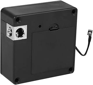 Cabinet Lock Hidden Home Office RFID Smart Electronic Invisible Drawer Lock Support One Master Card Open Several Locks, Suitable for Wooden Door, Drawer, Locker, Cabinet, Slidding Door