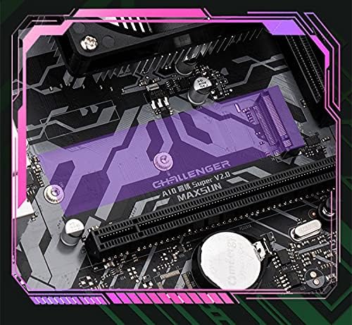 Close-up of M.2 slot on Maxsun Challenger A10 Motherboard