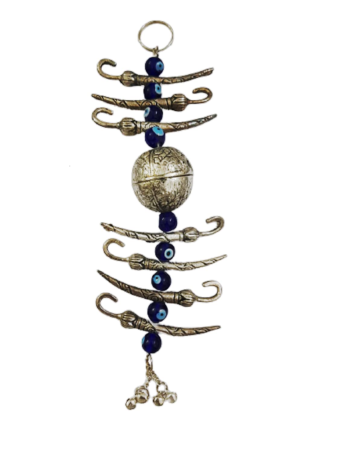 See full amazon price history chart for numeroastro Nimbu Mirchi | Nazar Battu | Evil Eye Protector Hanging with Evil Eye (Metallic Silver) (1 Pc) numeroastro Nimbu Mirchi | Nazar Battu | Evil Eye Protector Hanging with Evil Eye (Metallic Silver) (1 Pc) (B09H2V5BCT) Amazon Price History, Amazon Price Tracker