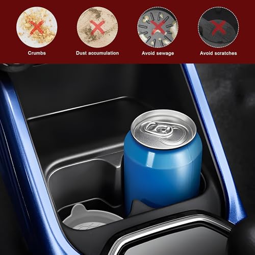 4 posavasos de silicona para portavasos de auto miniatura 4