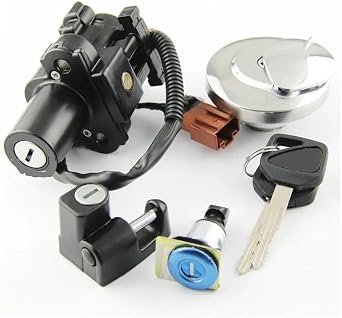 Motorcycle Ignition Switch Oil line Gas Ta Cap Cover Se Lock Key Set Kit Fit for Hda CB400SS CB400 SS CB 400SS