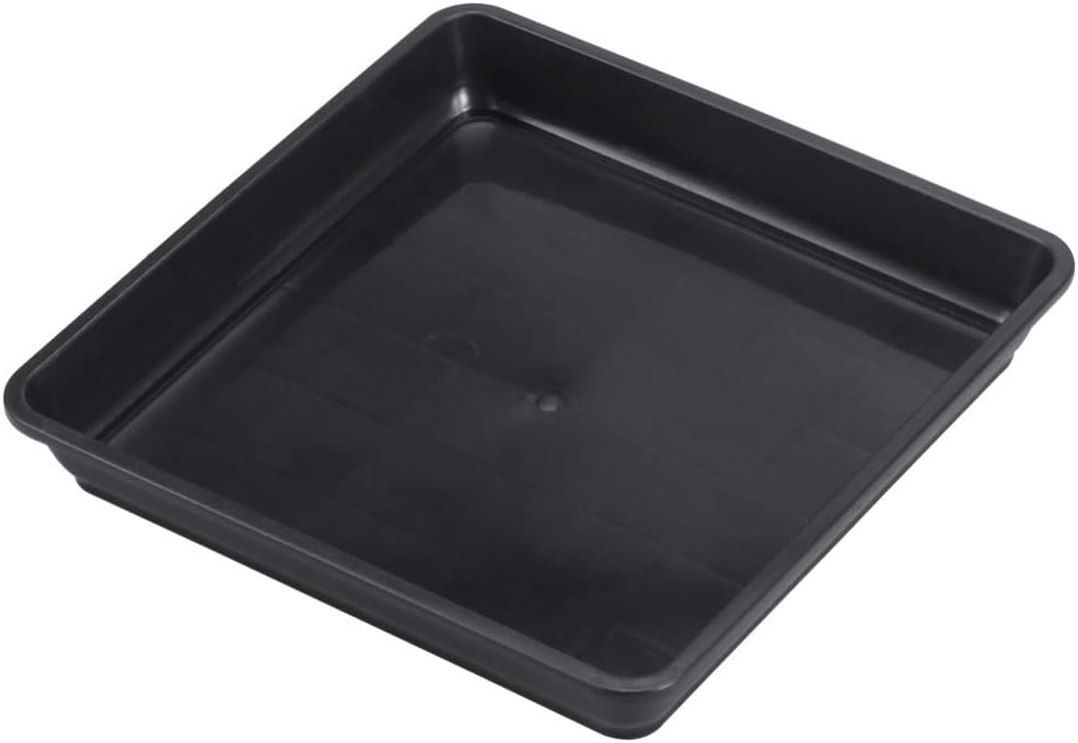 Yardwe 10 PCS Square Plastic Plant Saucer Tray Plant Pot Saucer Flower