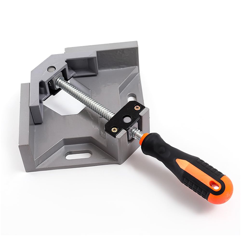 KEYNCO Single Handle 90 ° Right Angle Clamp, Quick Angle Clamp Woodworking Fixture Photo Frame Clamp, Adjustable Right Angle Clamp