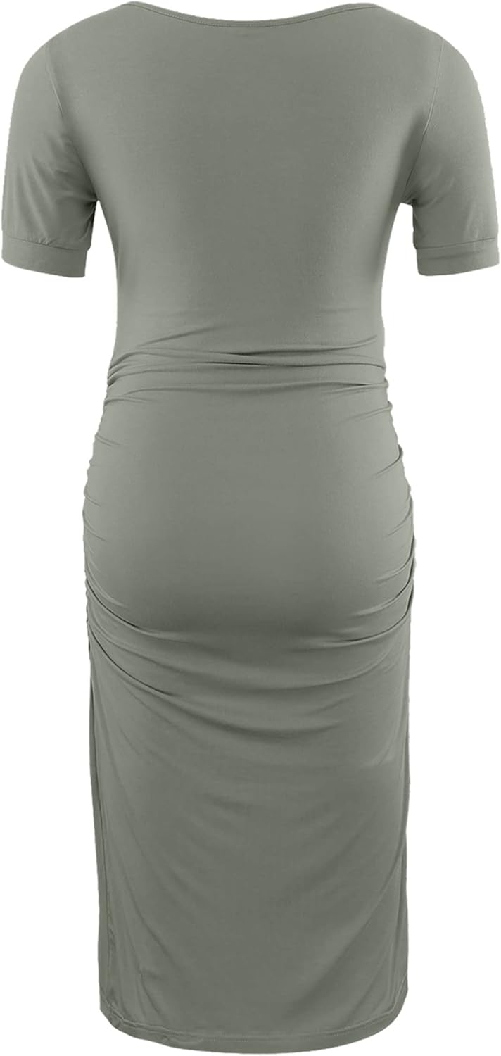 MUSIDORA MaternityBodycon Dress for Casual & Daily Wear - Image 4