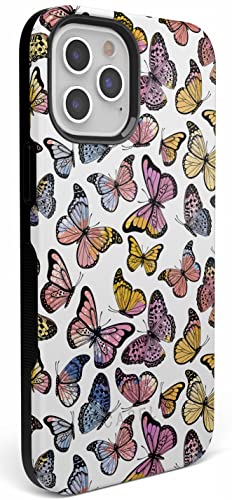Casely Iphone 12/12 Pro Case | Free Spirit | Rainbow Butterfly Case #TOP1