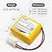 Coonyard (2-Pack) 9.6V 1000mAh NI-CD Rechargeable Battery Pack Replacement for HuanQi 781 728 RC 1:24 M1A2 Toy Tank, RC Car, RC Battle Tank, RC Boat Model Toys Household Appliances